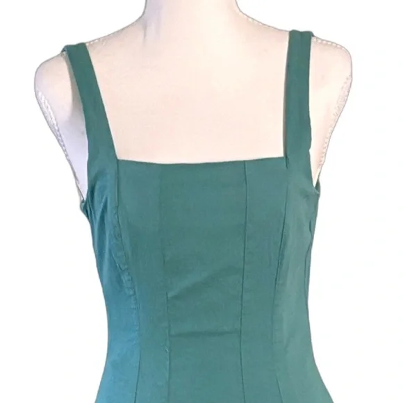 Abercrombie & Fitch Teal Midi Dress - Picture 5 of 9